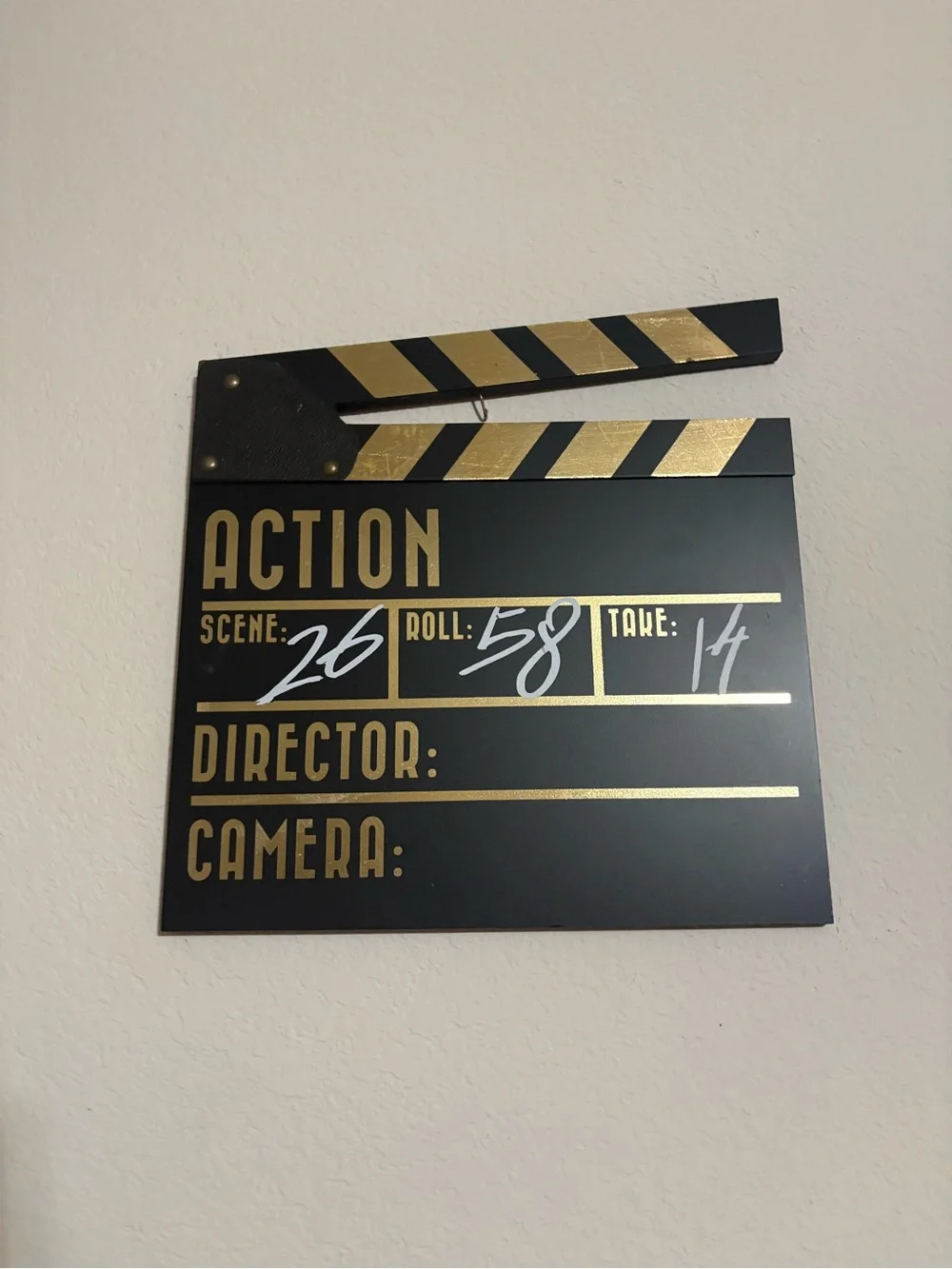 Framed Gold 'G' Wall Art - All Audiences